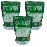 ASG Bulk Buy Alpha Blaster PLA Airsoft Ammo Pellets BB’s 0.28g 1kg 3 X Bag