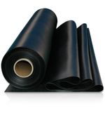 SOLID BLACK RUBBER SHEET X 1.4MTR WIDE VARIOUS THICKNESSES AVAILABLE