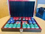 Bicycle Premium Masters Poker Set  With Hand Made Wooded Case In Black