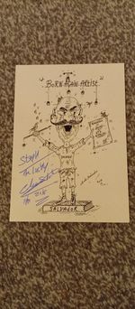 Original Print Signed by Charles Bronson / Charles Salvador 2016