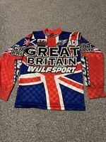 vintage  Wulfsport jersey Great Britain, Motocross Rare