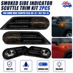 Pair For BMW Mini R56 R57 2006-2013 Side indicator Light Repeater Smoked Lens UK