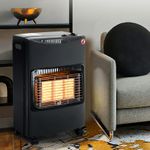 4.2kw Detachable Butane Gas Heater Indoor Portable Butane Piezo-Electric Warmer