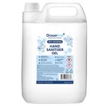 Hand Sanitiser Gel Sanitizer 70% Alcohol - 5L Litre - Unscented - Ocean Free
