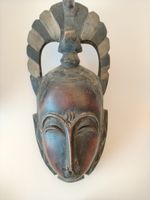 African Ivory Coast Yaoure  Baule Antique Wooden Tribal Mask