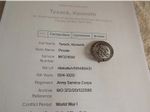 WW1 SILVER WOUND BADGE ASC Kenneth TYZACK