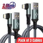 Heavy Duty Braided Long USB Fast Charger Cable Lead For iPhone 14 13 12 11 X 7 8