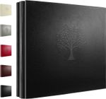 Photo Album 6 X 4 600 Pockets Photos, Black Leather Cover, Extra Large Capacity