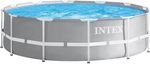  Above Ground Swimming Pool, Intex 12Ft X 30In Prism Frame Pool - Gray