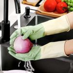 5 pairs Laundry Gloves Kitchen Dishwashing Gloves Waterproof Cleaning Gloves