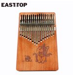 17 Keys Kalimba Thumb Piano Portable Mahogany Finger Piano Mini Mbira Keyboard