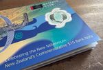 New Zealand $10 Dollars, 2000 Millennium Issue, in official presentation folder