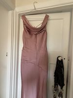Azazie Rylina Satin Bridesmaid Dress Size UK8