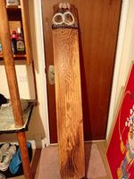 Brown Wood Waney Edge Plank, Untreated Rough Finish, 1 Pack Woodworking