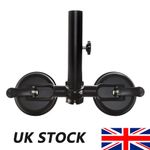 Universal Flag Pole Mount Suction Cup Car 4x4 No Drill Holder Off Road UK NEW
