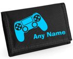 Gaming Design Personalised Boys Kids Ripper Wallet With Coin Holder, Christmas
