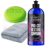 Car Polish Kit Pro Cut Compound Heavy Paint Restorer Kit 750ml Pure Definition