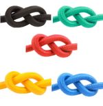 ELASTIC BUNGEE ROPE SHOCK CORD TIE DOWN RED BLACK VARIOUS LENGTH / THICKNESS