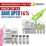 Innokin Endura T18E OR T18 / T22 Replacement Coil  1.5 ohm Prism Tank - 5x Coils