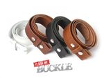 1 1/2" - 38mm - Genuine Leather Snap-Fit Belt - Made for Interchangeable Belt Bu