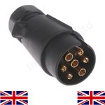 7 Pin Towing Electrics Plug & Socket 12N Type For Caravan / Trailer Lights