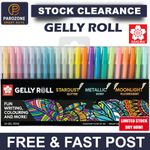 Sakura Gelly Roll Pen 24 Colour Set - Stardust, Metallic & Moonlight Gel Pen