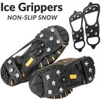 ICE GRIPPERS NON-SLIP SNOW 8 STEEL STUDS CRAMPON SPIKES BOOT SHOE GRIP 1PAIR UK