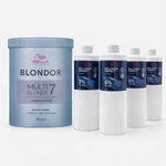 Blondor 800g + WELLOXON Peroxide  Developer 1.9% 4% 6% 9% 12% 1000ml Choose