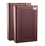 Photo Album Slip in case 6x4''/10 x 15cm Holds 300 Photos Pack of 2