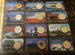 Lot of 12 Littleton Coin Company various Countries in Showpak