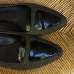 Vintage Van Eli gray Wool & Black Pattent Leather Loafers 7N
