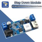 DC-DC 24V 12V to 5V 5A Step Down Power Supply Buck Converter USB Charging Mod UK
