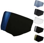 LS2 FF901 ADVANT-X  DARK BLUE IRIDIUM GOLD CHROME BLACK CLEAR REPLACEMENT VISORS