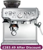 Sage The Barista Express BES875UK Bean to Cup Coffee Machine Stainless Steel*