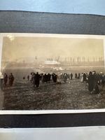 2 Vintage Ocean Liner Photographs c1900-1920 Ships Maritime Cunard / White Star