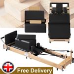 Folding Pilates Core Foldable Bed Folding Contour Reformer Machine Home Yoga UK