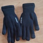 Womens RAHHNT Winter Full Finger Wool  Knit  Grpper Gloves Black Warm Fur Lined