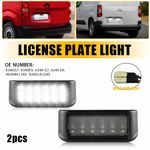 2 For Citroen Dispatch Jumpy Berlingo SpaceTourer LED Licence Number Plate Light