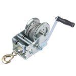 Manual Hand Winch In Zinc 2500lbs Boat Trailer Caravan and 10m Steel Wire Rope