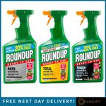 ROUNDUP TOUGH READY TO USE WEEDKILLER SPRAY TRIGGER 1.2L FAST ACTION GARDEN NEW