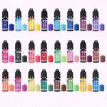 24 Colours Liquid Candle Wax Dye for Candle Making - Highly-Candle Wax Colour