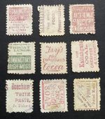 New Zealand Stamps 1882 SSF Advertising Stamps x9 - Used