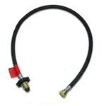 LPG HOSE HAND TIGHT WHEEL QUICK FIT POL W20 PIG TAIL GAS PIPE BOTTLE CONNECTING