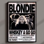 Blondie Whiskey A Go Go 1977 Concert Poster MULTI-PRINT or Three FRAMED Options