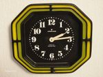 VTG JUNGHANS ASTRA MID CENTURY CERAMIC OCTAGONAL WALL CLOCK   SPACE AGE GWO🇬🇧