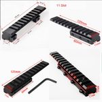 11mm to 20mm Dovetail Rail Extend Scope Mount Picatinny Rail Adapter UK