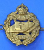 WW1 Royal Tank Corps Cap Badge  [34433]