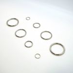 Metal O Rings Collars Buckles Straps for Webbing Strap Tape Craft 12 20 30 35 mm