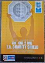 FA CHARITY SHIELD PROGRAMME 2001 Manchester United v Liverpool