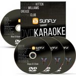 Sunfly DVD Karaoke 4 Discs Set PAL Region Free Four Disc Special Offer 48 Tracks